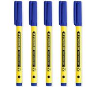 STAEDTLER 307 Noris - Bolígrafo de escritura a mano, 0,6 mm de ancho, ideal para la escuela, el trabajo, la oficina, etc. (azul)
