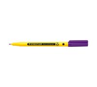 Staedtler 307 noris writing pen rotulador de punta fina - trazo 0.6mm aprox - tinta base de agua - cuerpo fabricado en un 97% de plastico reciclado - color violeta (10 uds)