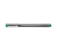 Staedtler 308 03-5. Rotuladores Fineliner Pigment Liner. Estuche con 10 marcadores permanentes de color verde y 0,3 mm.