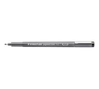STAEDTLER 308.12.-.9.Pigment liner, Negro, grosor de trazo: 1,2.mm, negro
