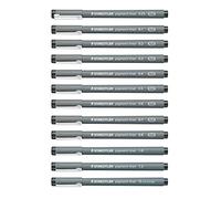 Staedtler 308 AMZ 02 - Pigmento Paquete Liner, Equipo básico para centrar Angel, 12 Piezas