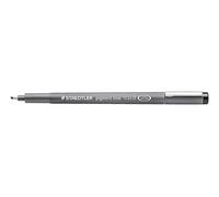 Staedtler Rotulador Pigment Liner 308 C2 – Pack de 9 – Negro – Punta biselada 0,3–2,00 mm