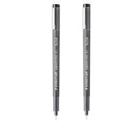 STAEDTLER 308 Pigment Liner Fineliner - Bolígrafo de punta fina (0,1 mm, tinta negra, 2 unidades)