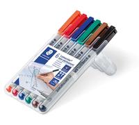 STAEDTLER® 311 WP6: Bolígrafo para transparencias Lumocolor, no permanente, paquete de 6 unidades