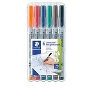 STAEDTLER 311 WP6 Lumocolor - Bolígrafos universales no permanentes superfinos