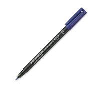 Staedtler 318-3 - Marcador Lumocolor, punta-F, permanente, azul