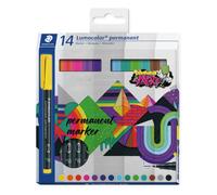 Staedtler Permanent Marker Assorted 14 Units Multicolor Niños