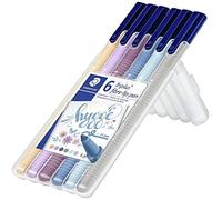 Staedtler Rotuladores Triplus Color 323SB6CS12 – Estuche exclusivo 6 rotuladores punta de fibra Hygge