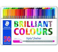 STAEDTLER 334 Triplus Fineliner Box de 50 unidades