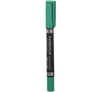 Staedtler 348-5 348-5 Lumocolor - Rotulador permanente (2 puntas), color verde
