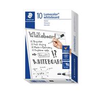 Staedtler 351-9 - Rotuladores para pizarra blanca Lumocolor, inodoro, secado ráp