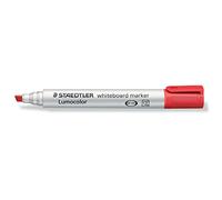 Staedtler 351 B-2 Lumcolor - Bolígrafo de pizarra (punta biselada), color rojo