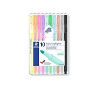 Staedtler 362 c marcador 10 pieza(s) punta redonda negro, marrón, azu