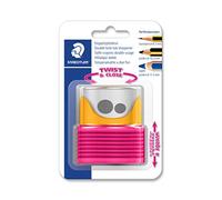 STAEDTLER 513007BK-1 - Sacapuntas de doble agujero, color amarillo y baya