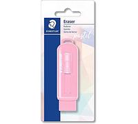 STAEDTLER 525 PS BKPA. Goma de borrar con funda de plástico. Tonalidades pastel