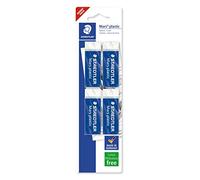 Staedtler 526 50 Mars - Lote de gomas (4 unidades, 1 paquete)