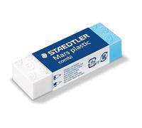 Staedtler Goma de borrar Mars Plastic Combi 526 508, libre de látex, blanco