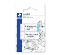 STAEDTLER 526-S BK2D - Blíster con 1 Goma de borrar Rasoplast + 1 Goma de borrar Rasoplast Combi