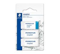 Staedtler 526-S BK3D. Blister con 2 gomas de borrar Rasoplast + 1 goma de borrar Rasoplast Combi
