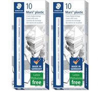 STAEDTLER 528 55 - Goma, 10 unidades (Paquete de 2)