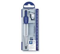 Staedtler Compás 550 60 con Aguja Roma y Adaptador Universal para Dibujo, Incluye Tubo de Minas, Longitud 130 mm
