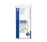 STAEDTLER® 557 11 - Juego de 11 piezas con todos los productos esenciales, estuche de metal resistente, 557 11