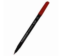 Staedtler 733449 - Rotulador permanente con punta superfina, color rojo
