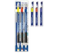 Staedtler 775SCWP3 - Marsmicro 0,3-0,7 juego de 3 colores (1, incl. rellenos 03 HB?05 HB?07HB)