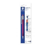 STAEDTLER Portaminas Graphite 0,5 mm HB colores surtidos + minas en blíster