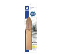 STAEDTLER 923 23BK-C. Papel de Lija para afilar. Pack de 12 Hojas de Papel de Lija Fino con Mango de Madera.