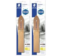 STAEDTLER-923 CST Taco de Lija, Color marrón, 1 Unidad (Paquete de 2) (923 23BK-C)