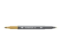 STAEDTLER aquarell Journey 3001-790 - Rotulador de doble fibra (punta fina y punta flexible, 10 rotuladores umbra)