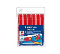 Staedtler - B. 6 ROTULAD. STAEDTLER NORIS JUMBO 340 ROJO 340-WP6-2