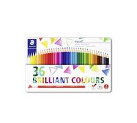 Staedtler Lápices de colorear Ergosoft 157 SB12 triangulares 36 unidades multicolor niños