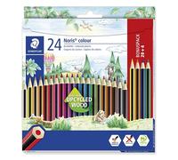 Staedtler Colored Pencil Noris Upcycled Wood set (20+4)