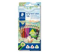 Staedtler – Lápices Noris 187 C12 – Ecológicos – Caja con 12 lápices de colores variados