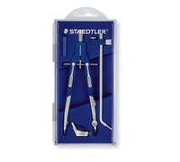 Staedtler Compás de Precisión Mars Quickbow con Alargadera - Diámetro hasta 360/600 mm, Estuche con Tapa Abatible