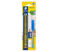 Staedtler - Conjunto de lápices, goma de borrar, bolígrafo y regla