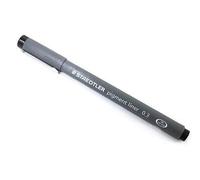 Staedtler Delineador con Pigmento 0.3mm Tinta Negra [Paquete de 2]