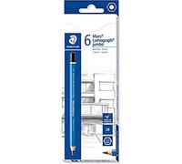 STAEDTLER Design Journey 100J-2B. Caja con 6 lápices jumbo de dureza 2B.