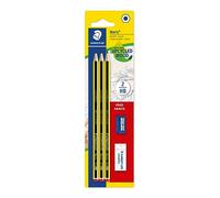 STAEDTLER Ecotonik 729608 - Std bl3 lápices+gom sacapuntas 120sbk3c