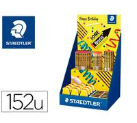 Staedtler Expositor sobremesa Noris 120 diseño feliz aniversario 152 unidades surtidas