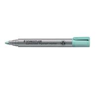 STAEDTLER Flipchart 356-54 Lumocolor - Rotulador (tinta de secado rápido, sin olores, no traspasa el papel, 10 marcadores en estuche plegable), color turquesa