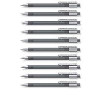 STAEDTLER Graphite - Portaminas de 0.5 mm, color gris, paquete de 10 piezas