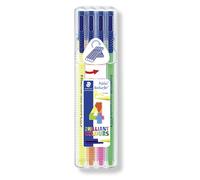 Staedtler triplus textsurfer 362 pack de 4 marcadores fluorescentes -