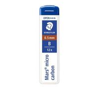 STAEDTLER - Juego de 3 estuches de 12 minas "Mars micro carbon" (0,5 mm)