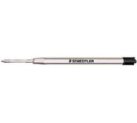 Staedtler - Juego de 3 recargas para bolígrafos de bola 458, M, negro