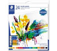 Staedtler karat 8500 c24. tubos de pintura acrílica. caja con 24 tubo