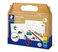 STAEDTLER Kit Noris jumbo, 12 piezas, kit infantil + 4 años, Set de manualidades, para niño de años