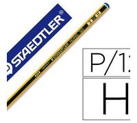 Staedtler - Lapices de grafito noris n.3 h unidad (12 unidades)